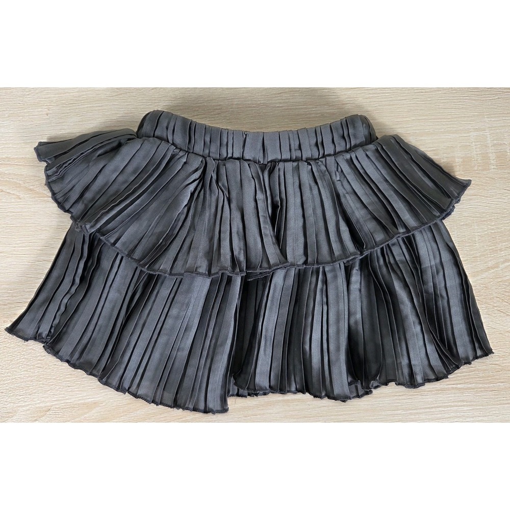 Janie and Jack Gray Pleated Ruffle Skirt 6-12 Months